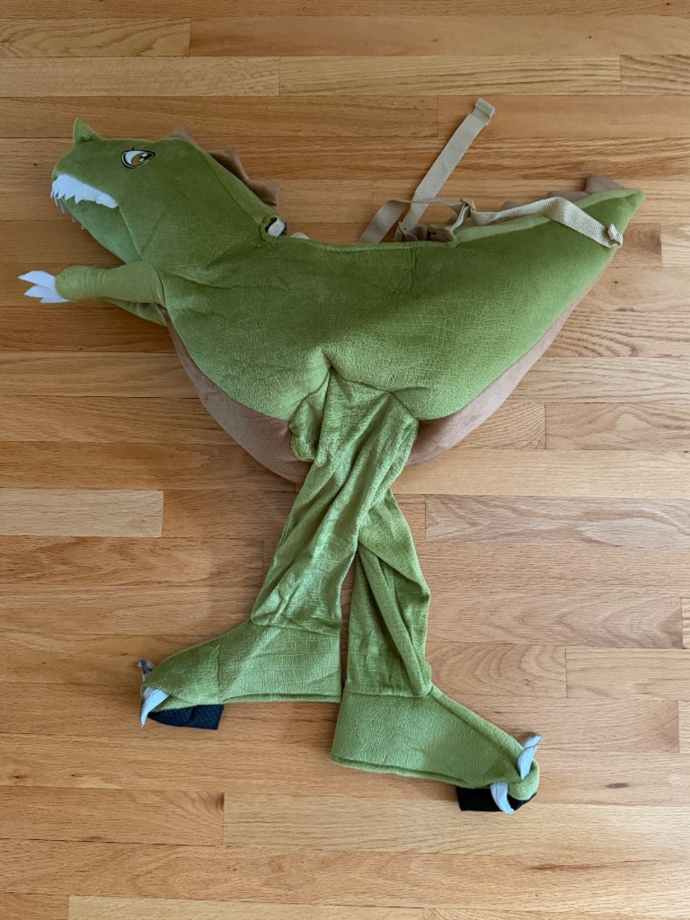 Dinosaur Costume Riding Dinosaur Costume Green Approx Size 3-6 year old - Picture 4 of 8